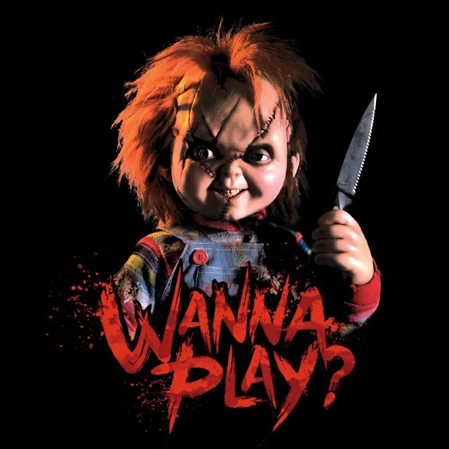 Chucky Wanna Play? Men's T-Shirt - Black