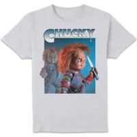 Chucky Nasty 90's Men's T-Shirt - White - undefined undefined