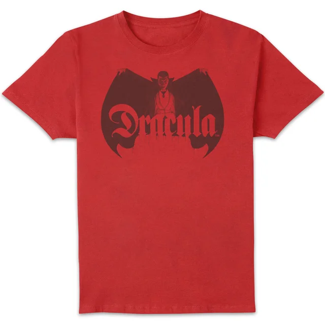 Universal Monsters Dracula Crest Men's T-Shirt - Red