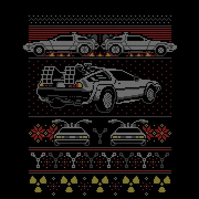 Back To The Future Back In Time for Christmas Men's T-Shirt - Black