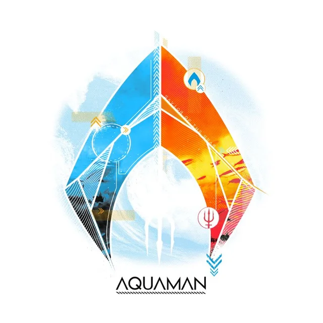 Aquaman Back To The Beach Men's T-Shirt - White