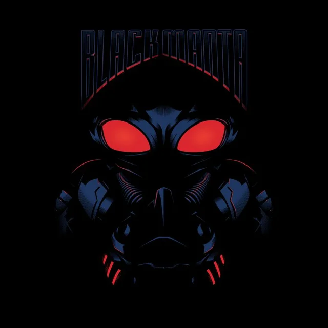 Aquaman Black Manta Men's T-Shirt - Black