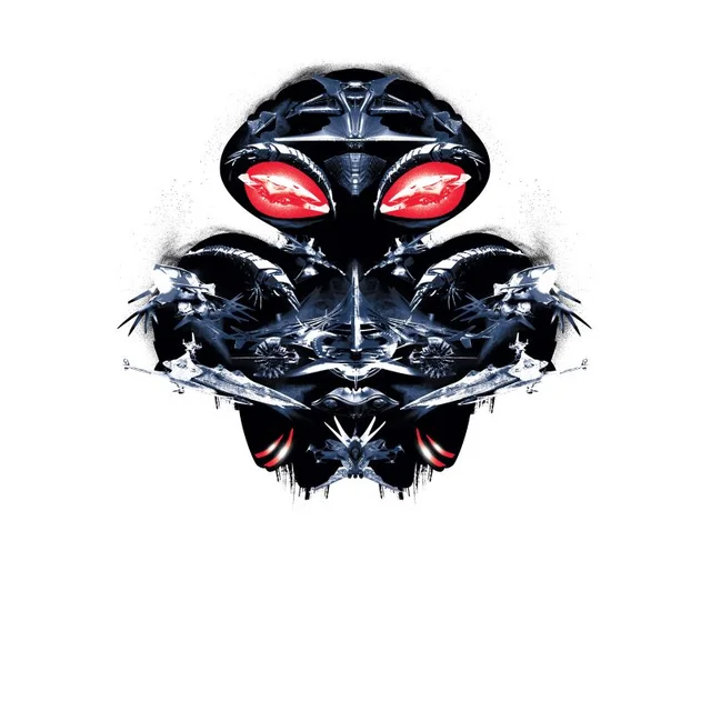 Aquaman Black Manta Sea At War Men's T-Shirt - White