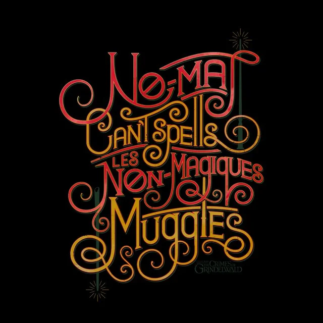 Fantastic Beasts No-Maj Men's T-Shirt - Black