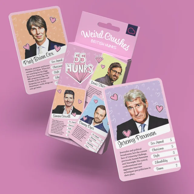 Weird Crushes British Hunks Card Game