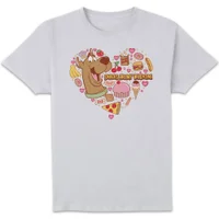 Scooby Doo Snacks Are My Valentine Men's T-Shirt - White - undefined undefined