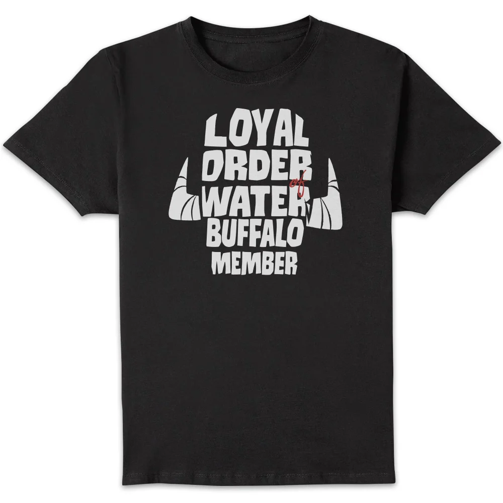 The Flintstones Loyal Order Of Water Buffalo Member Men's T-Shirt - Black - S Image 1