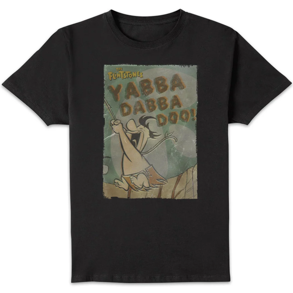 The Flintstones Yabba Dabba Doo! Men's T-Shirt - Black - S Image 1