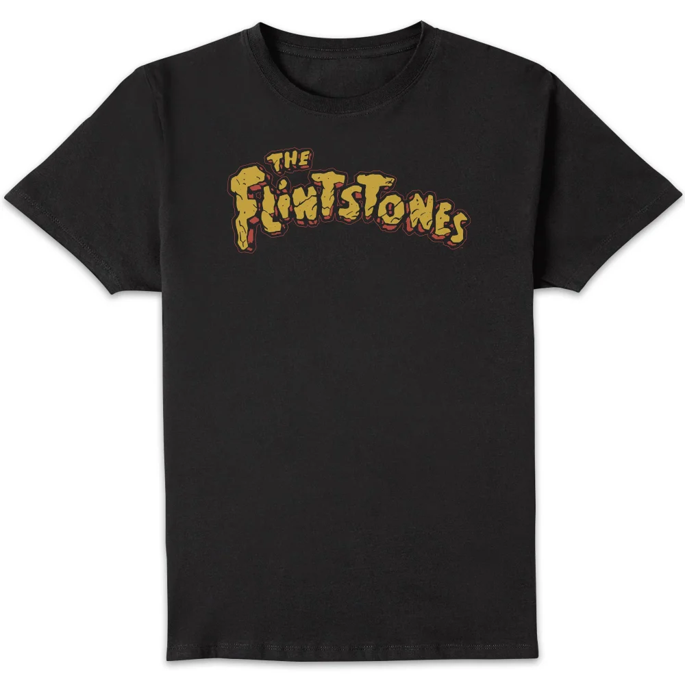 The Flintstones Logo Men's T-Shirt - Black - S Image 1