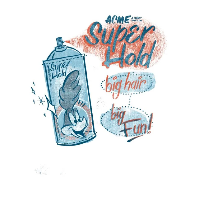 Looney Tunes ACME Super Hold Men's T-Shirt - White