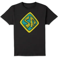 Scooby Doo Emblem Men's T-Shirt - Black - undefined undefined
