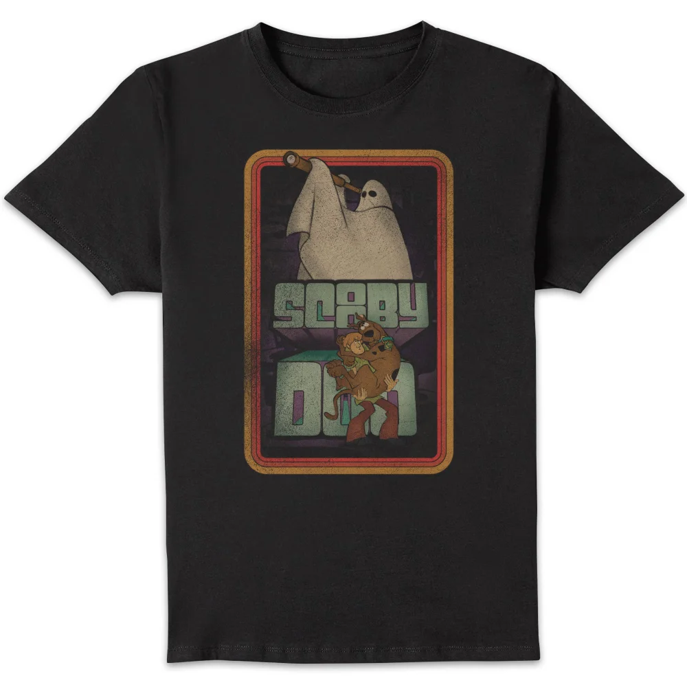 Scooby Doo Retro Ghostie Men's T-Shirt - Black - S Image 1