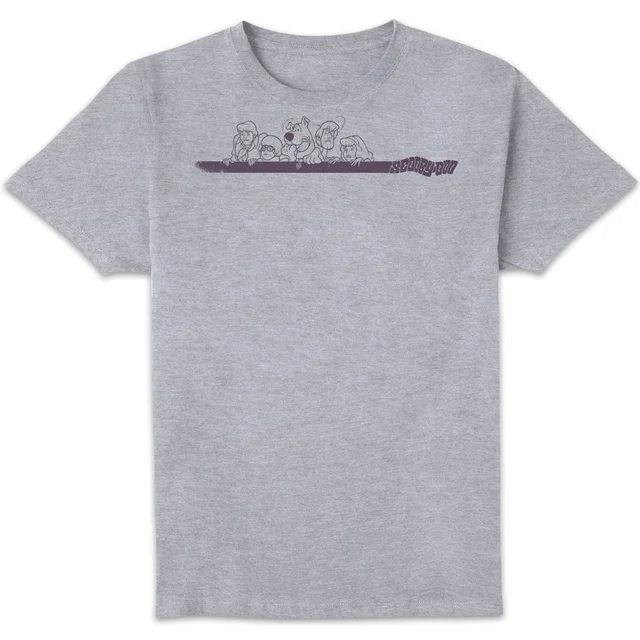 Scooby Doo Those Meddling Kids Retro Men's T-Shirt - Grey
