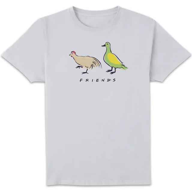 Friends The Chick And The Duck Men's T-Shirt - White