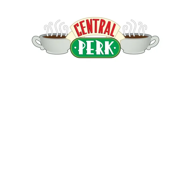 Friends Central Perk Men's T-Shirt - White