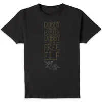 Harry Potter Dobby Is A Free Elf Men's T-Shirt - Black - undefined undefined