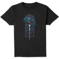 Harry Potter Nagini Neon Men's T-Shirt - Black - undefined undefined