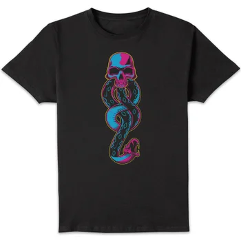 Harry Potter Dark Mark Neon Men's T-Shirt - Black
