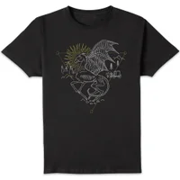 Harry Potter Thestral Men's T-Shirt - Black - undefined undefined