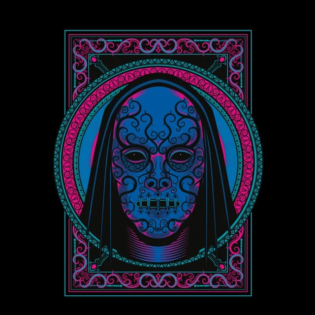 Harry Potter Death Mask Men's T-Shirt - Black