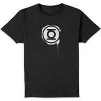 Justice League Graffiti Green Lantern Men's T-Shirt - Black - undefined undefined