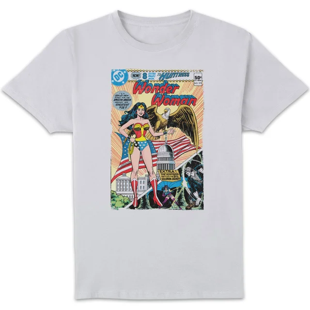 Justice League Wonder Woman Cover Men's T-Shirt - White