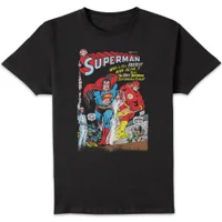Justice League Who Is The Fastest Man Alive Cover Men's T-Shirt - Black - undefined undefined