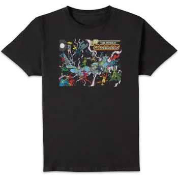 Justice League Crisis On Infinite Earths Cover Men's T-Shirt - Black