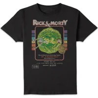 Rick and Morty Get Schwifty Retro Rental T-Shirt - Black