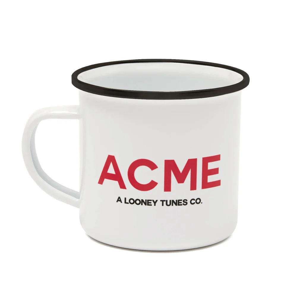Looney Tunes ACME Capsule Wile E. Coyote Enamel Mug - White Image 1