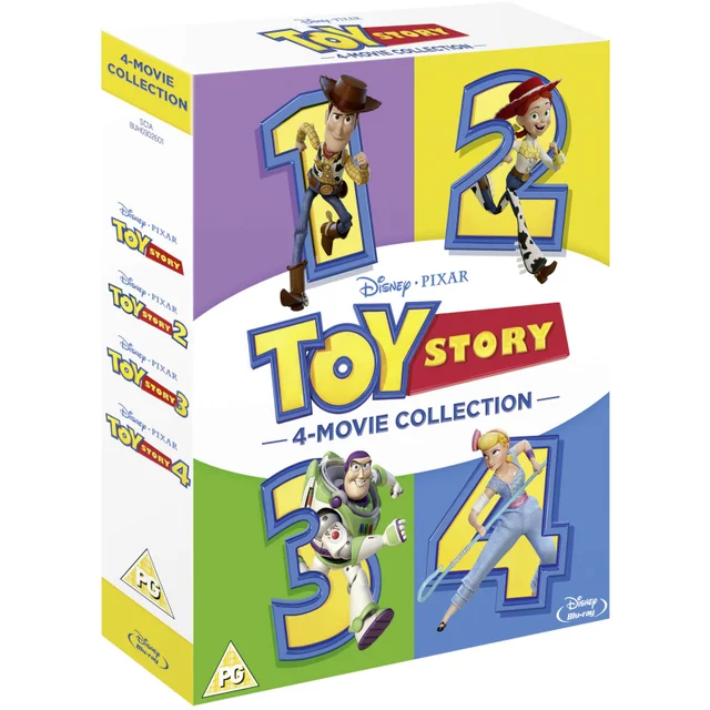 Toy Story 1-4 Complete Boxset