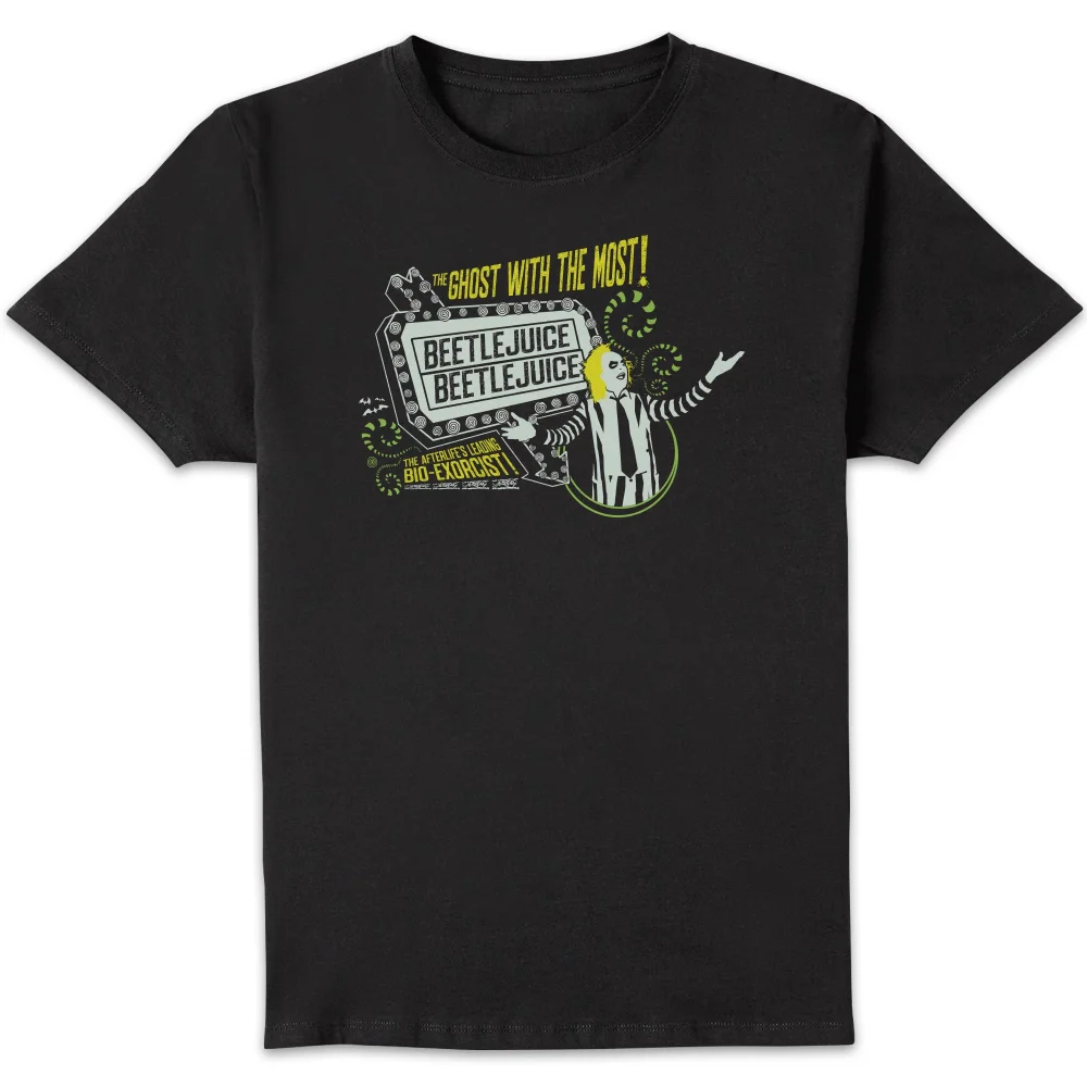 Beetlejuice The Ghost With The Most Unisex T-Shirt - Black - S - Black Image 1