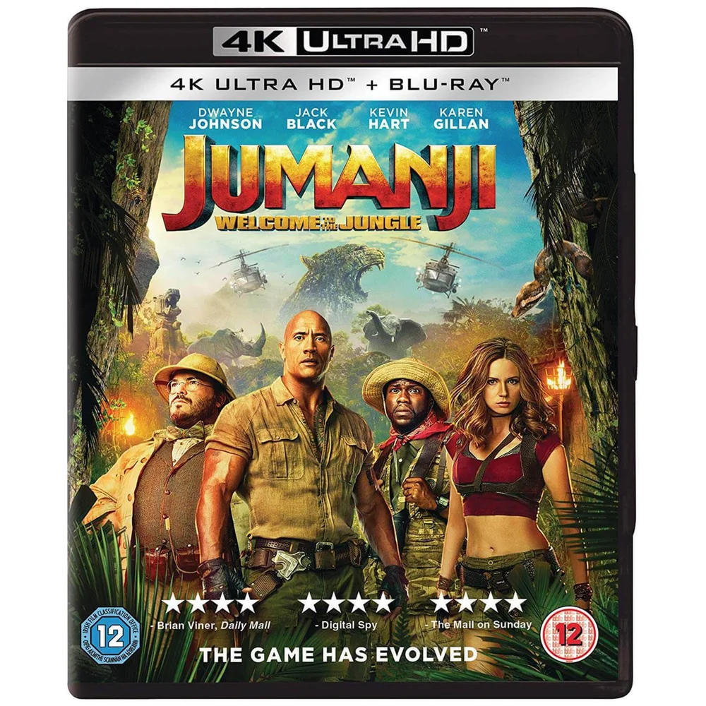 Jumanji: Welcome To The Jungle - 4K Ultra HD (Includes Blu-ray) Image 1