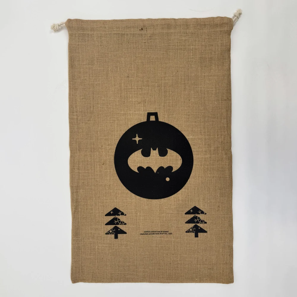DC Comics Batman Officially Licensed Christmas Hessian Sack Image 1