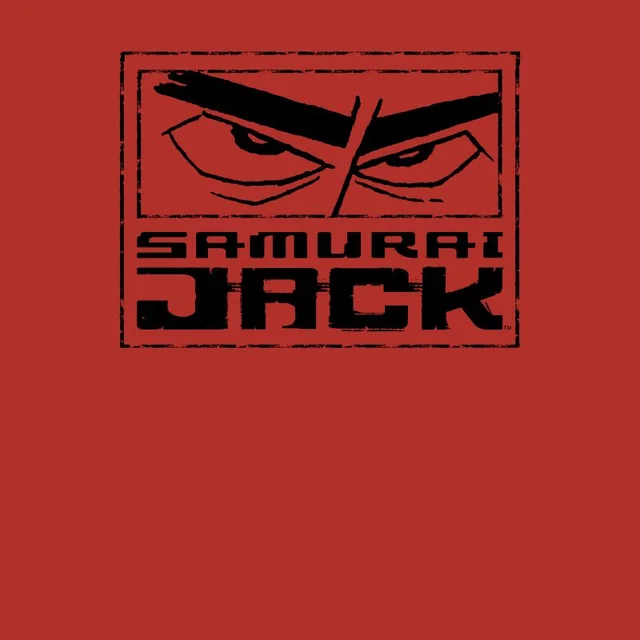 Samurai Jack Stylised Logo Men's T-Shirt - Red