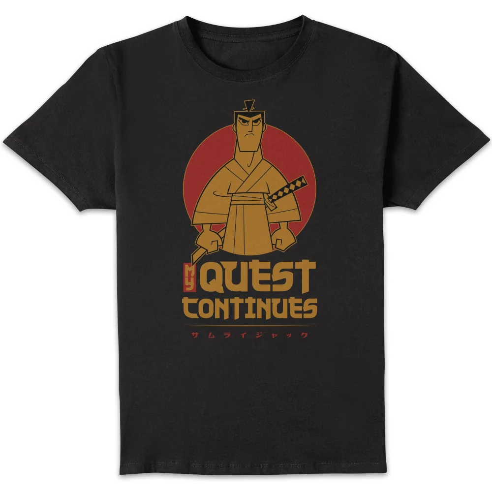 Samurai Jack My Quest Continues Men's T-Shirt - Black - S Image 1