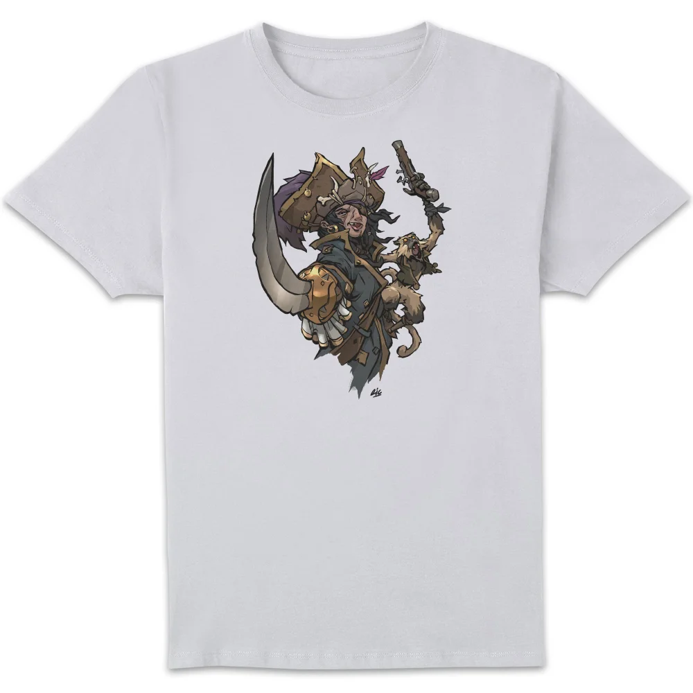 Sea Of Thieves Dastardly Duo Unisex T-Shirt - White - S Image 1