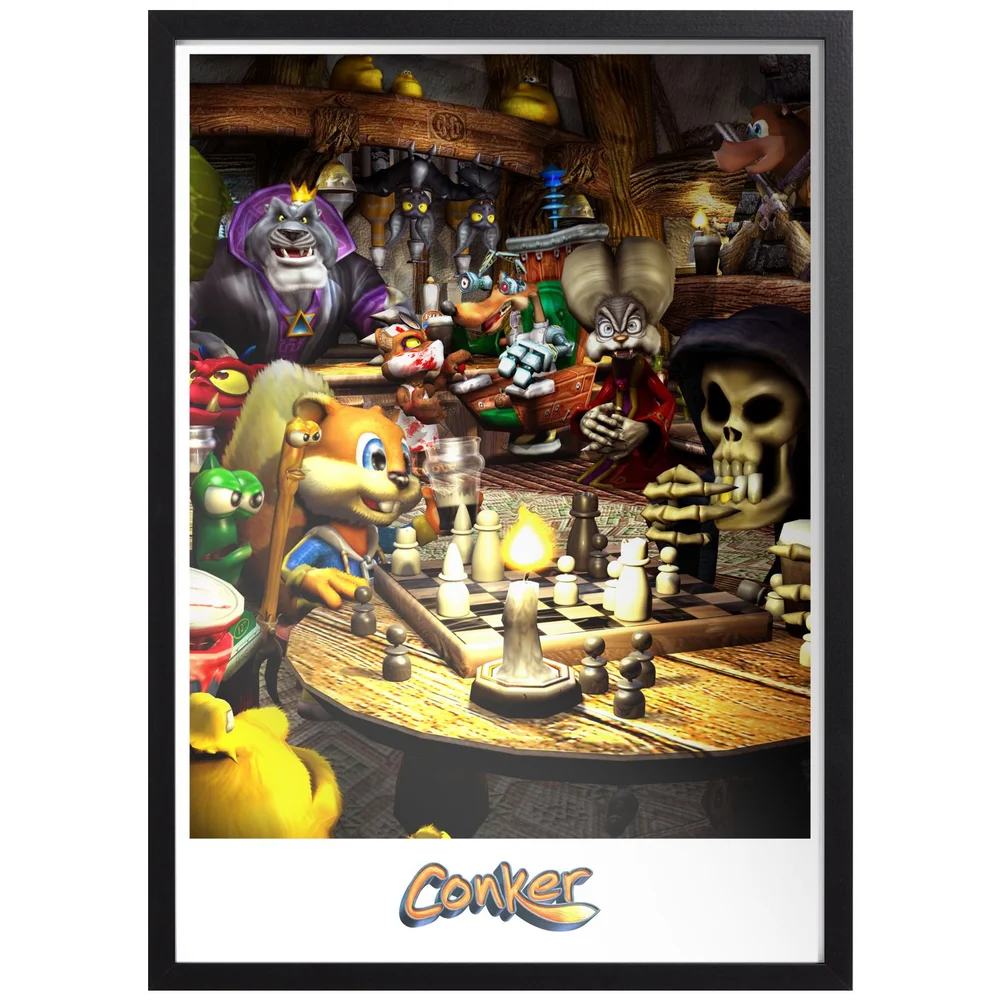 Conker Character Giclee Art Print - A4 - Print Only Image 1