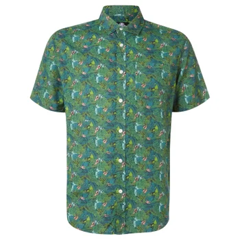 Limited Edition Jurassic Park Raptor Floral Printed Shirt - Zavvi Exclusive