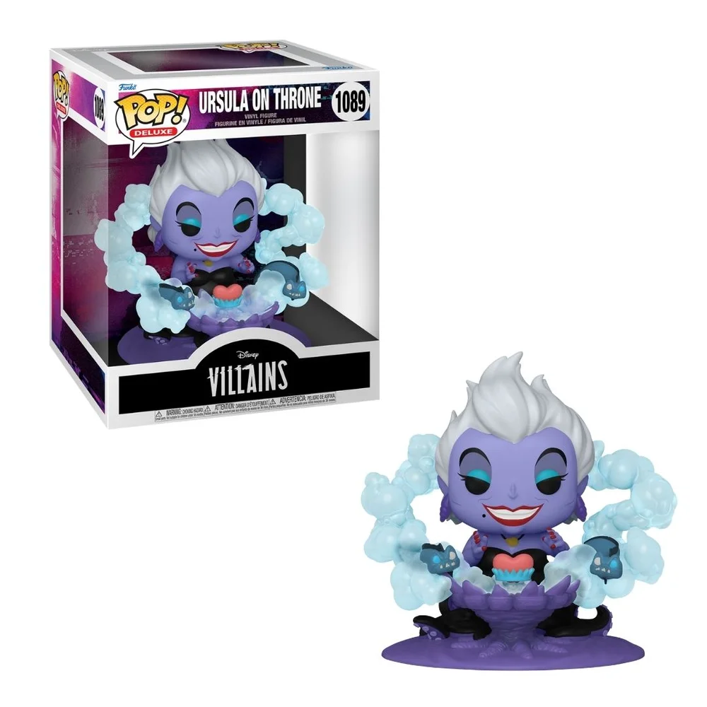Disney Villains The Little Mermaid Ursula on Throne Deluxe Funko Pop! Vinyl Image 1