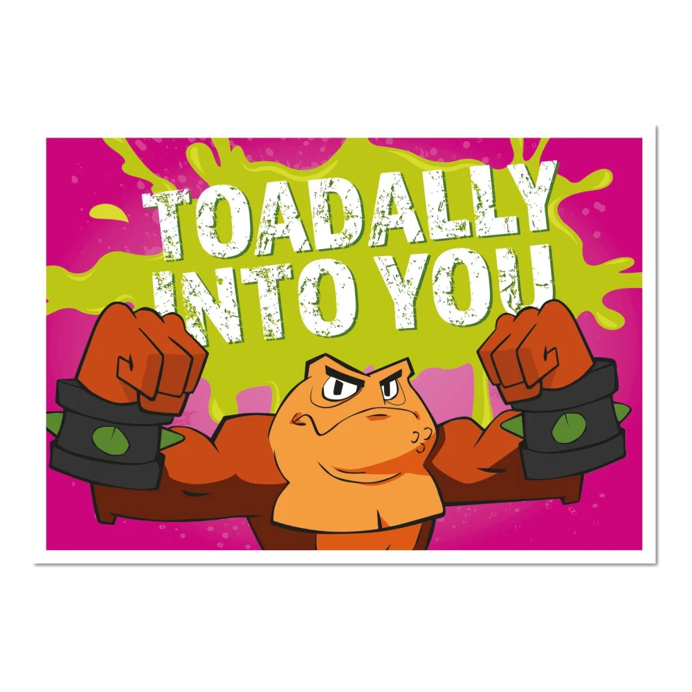 Battletoads Toadally Into You Art Print Giclee Art Print - A4 - Print Only Image 1