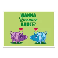 Viva Piñata Wanna Romance Dance Pig Art Print Giclee Art Print - undefined undefined