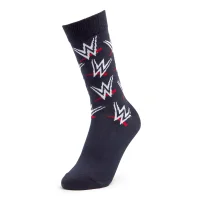 Men's WWE Logo Socks - Navy - undefined undefined