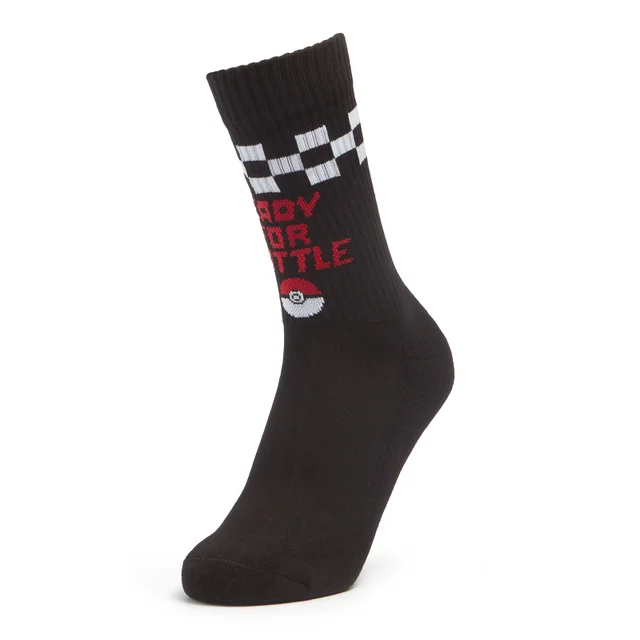 Men's Pokémon Ready For Battle Socks - Black