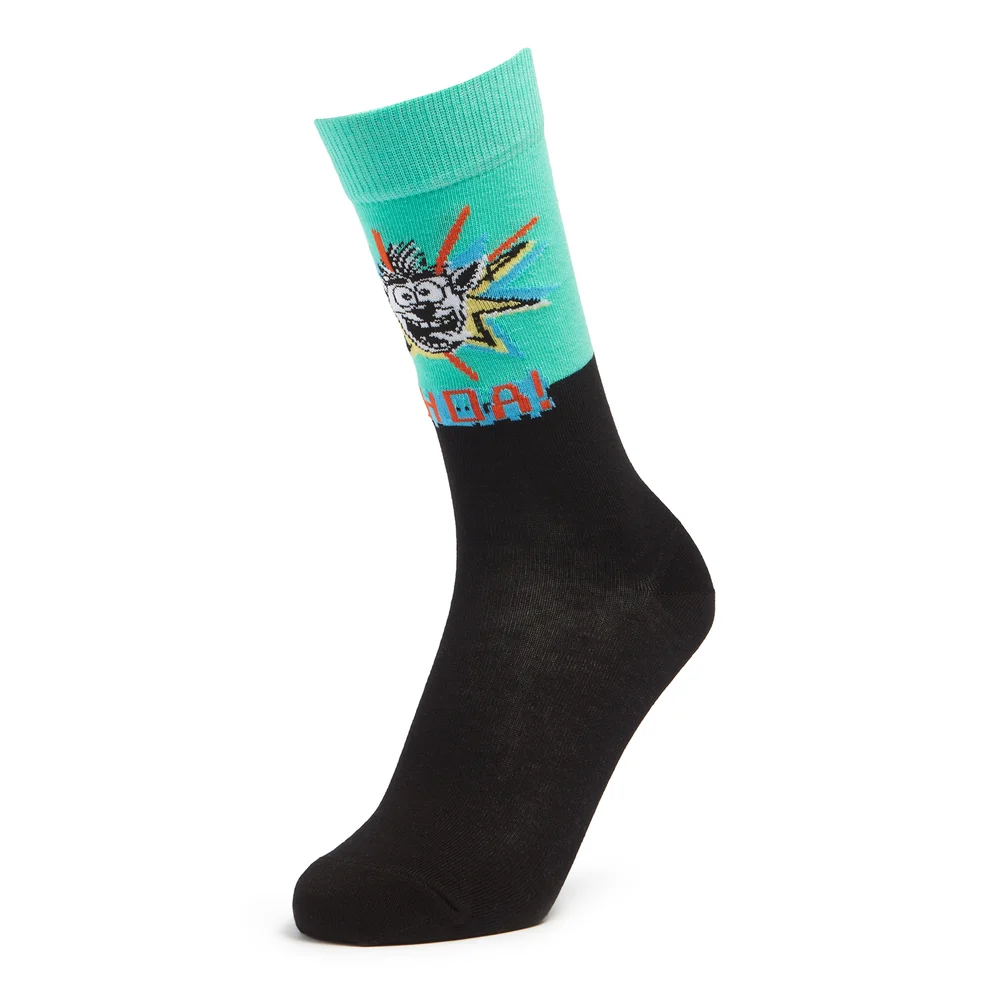 Men's Crash Bandicoot Character Socks - Black - UK 4-7.5 Image 1