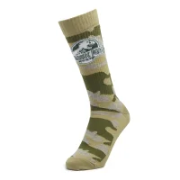 Men's Jurassic Park Camo Sports Socks - Khaki - undefined undefined