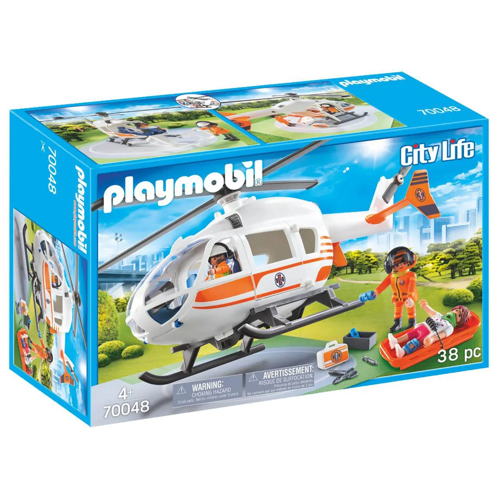 Playmobil City Life Rescue Helicopter (70048) Image 1