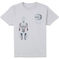 Westworld Delos Host Men's T-Shirt - White - undefined undefined