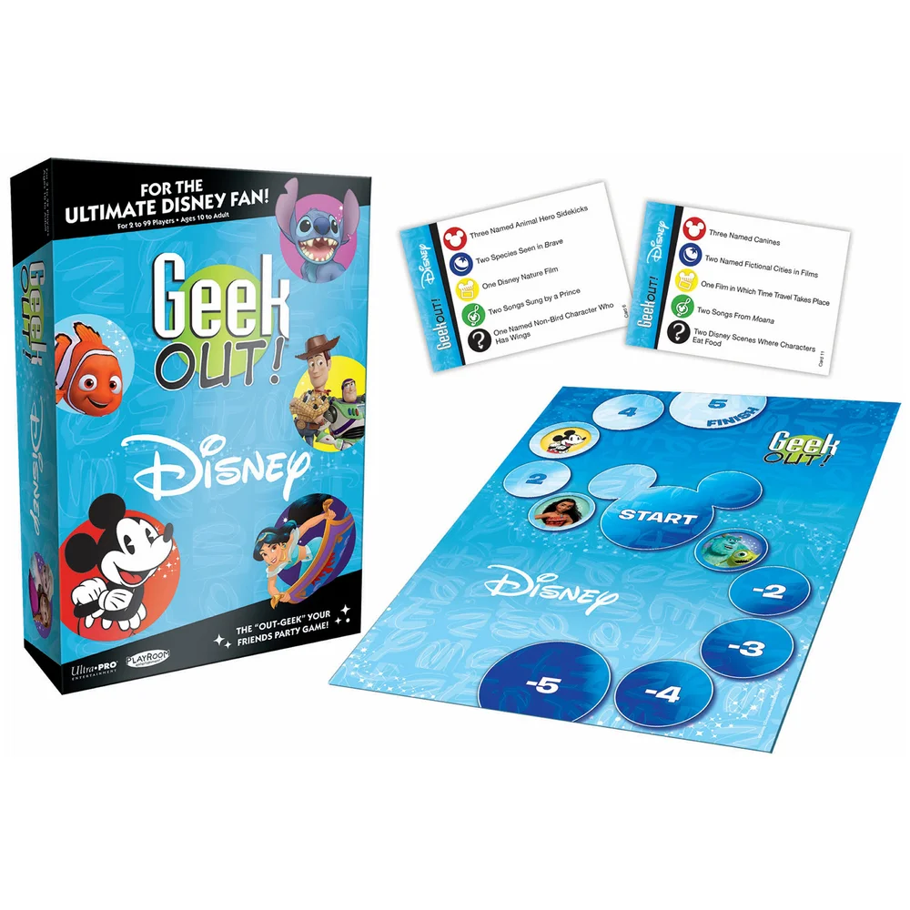 Disney Geek Out! Board Game Image 1