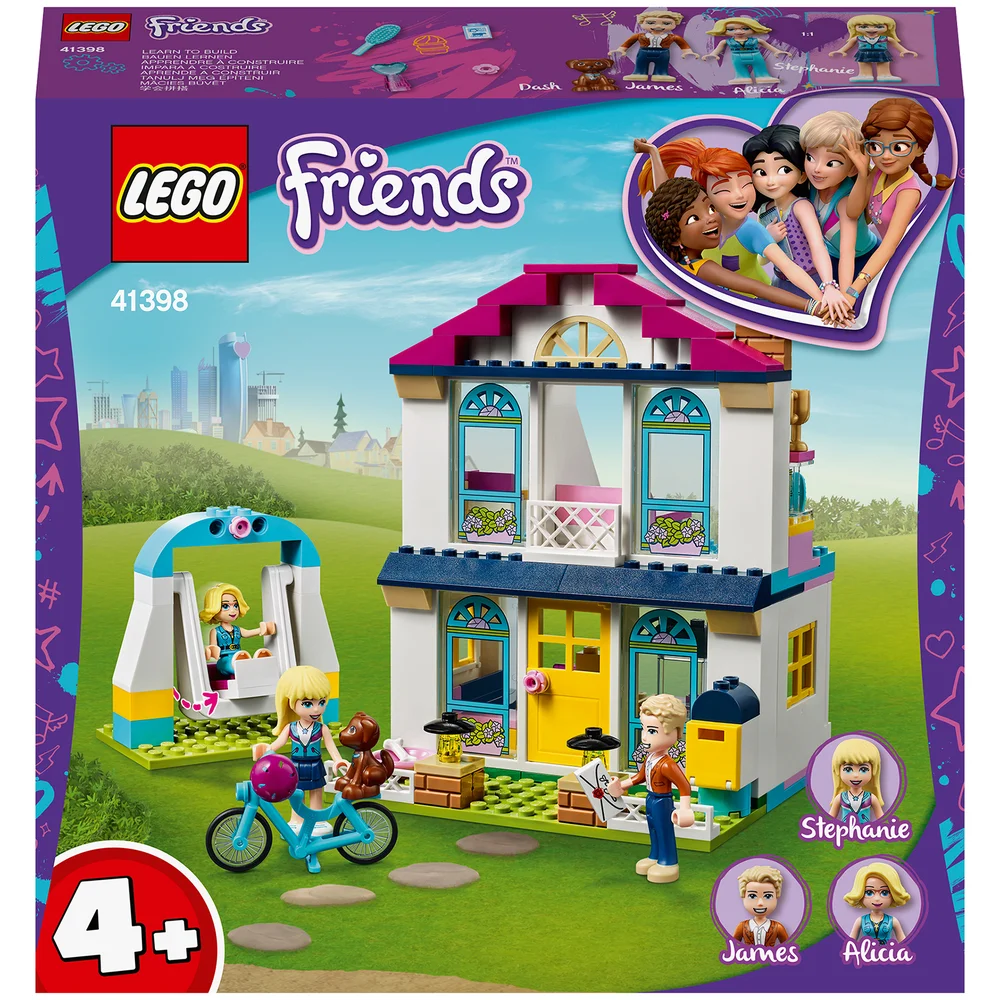 LEGO Friends: 4+ Stephanie's House Mini Doll Play Set (41398) Image 1